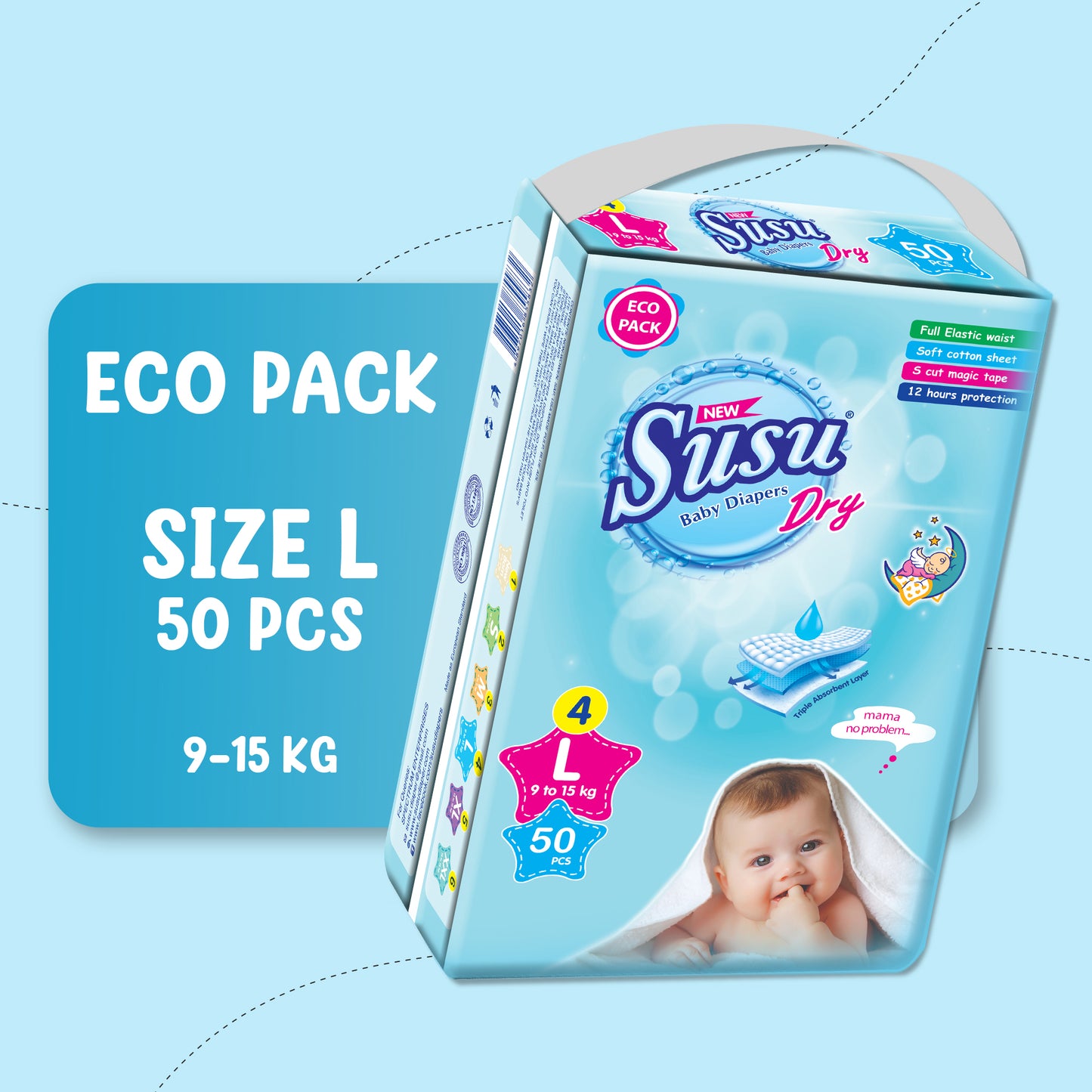 NEW SUSU DRY (L)-50PCS