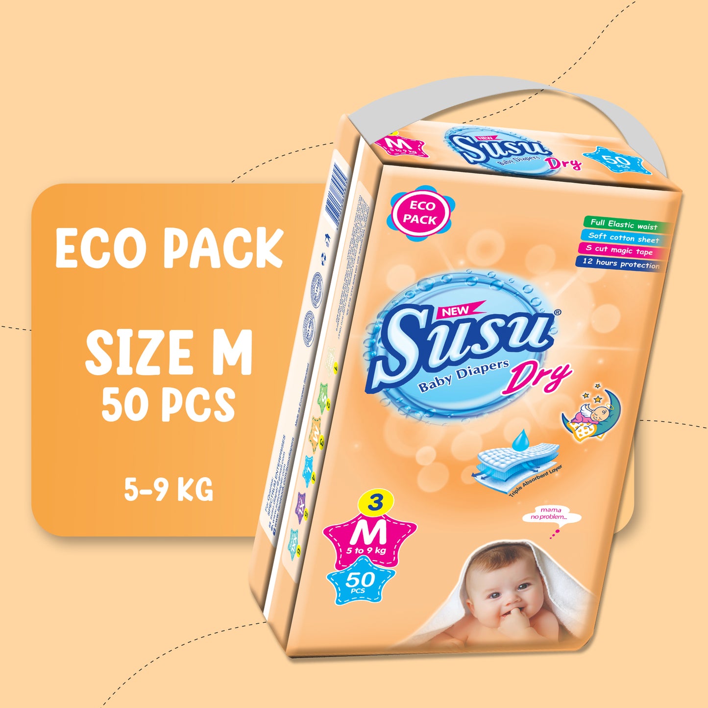NEW SUSU DRY (M)-50PCS