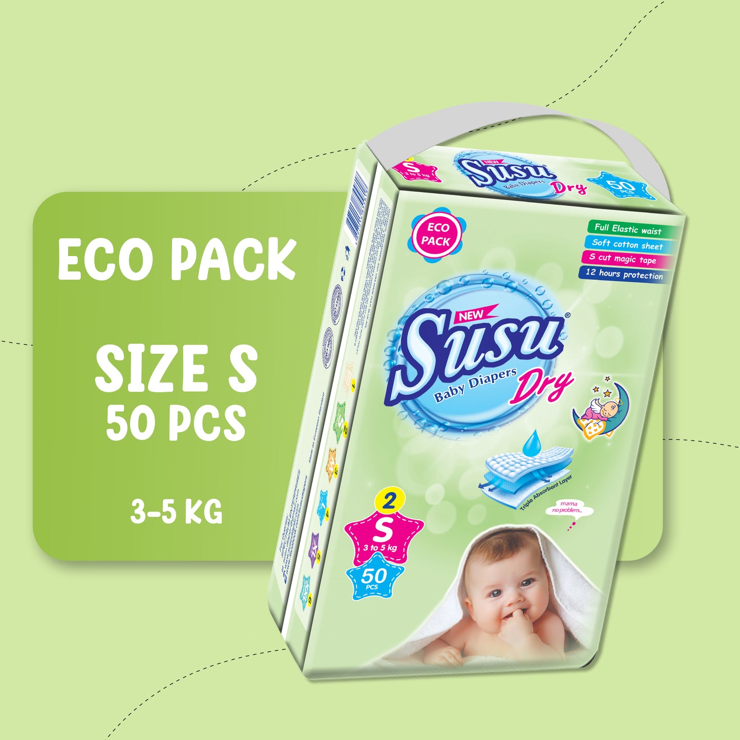 NEW SUSU DRY (S)-50PCS