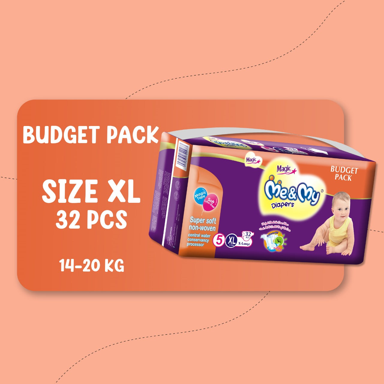 ME & MY MAGIC BUDGET (XL)- 32 PCS