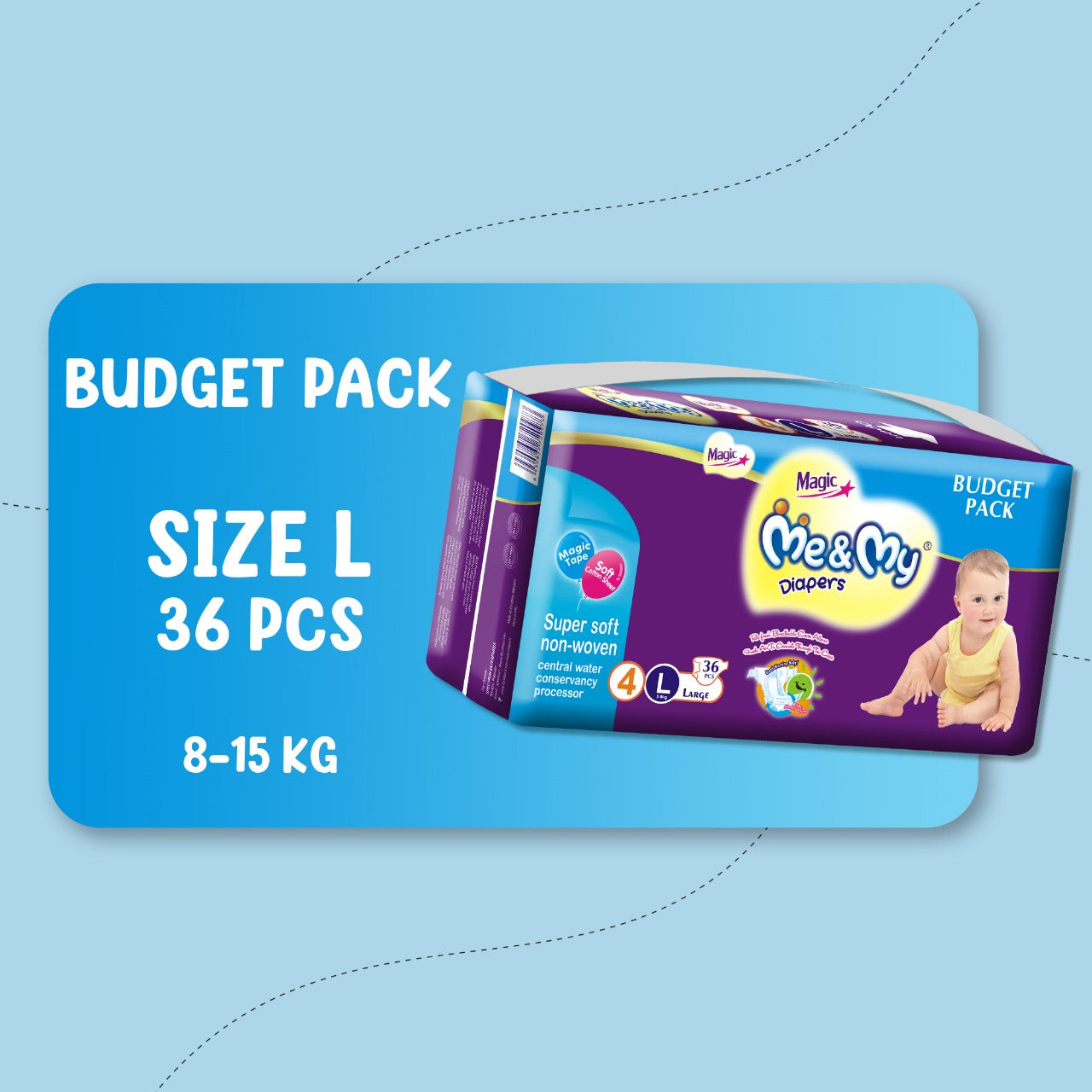ME & MY MAGIC BUDGET (L) -36 PCS