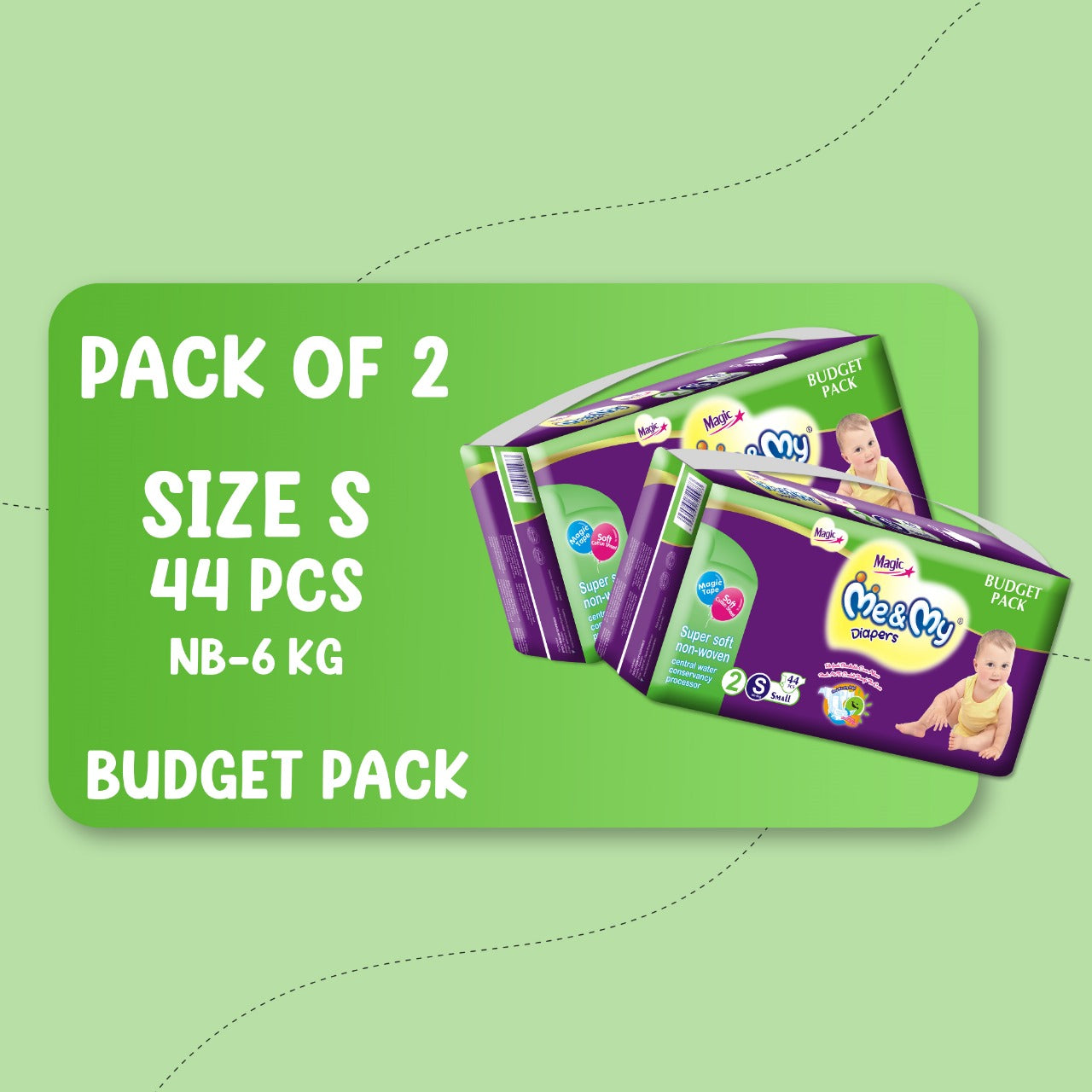 ME & MY MAGIC BUDGET (S) -44 PCS BUNDLE PACK OF 2