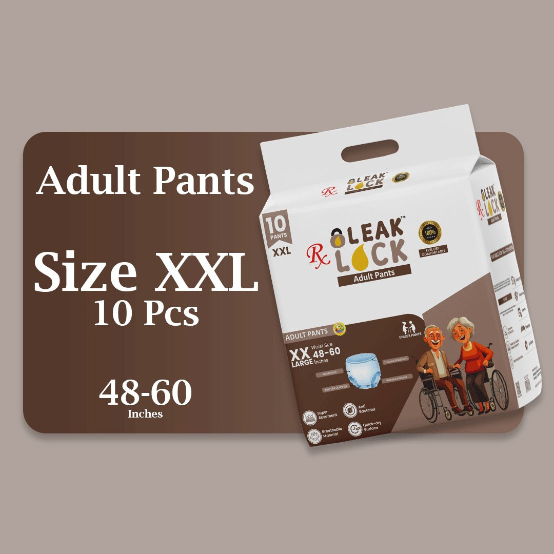 Leak Lock Adult Pants (XXL)- 10 PCS