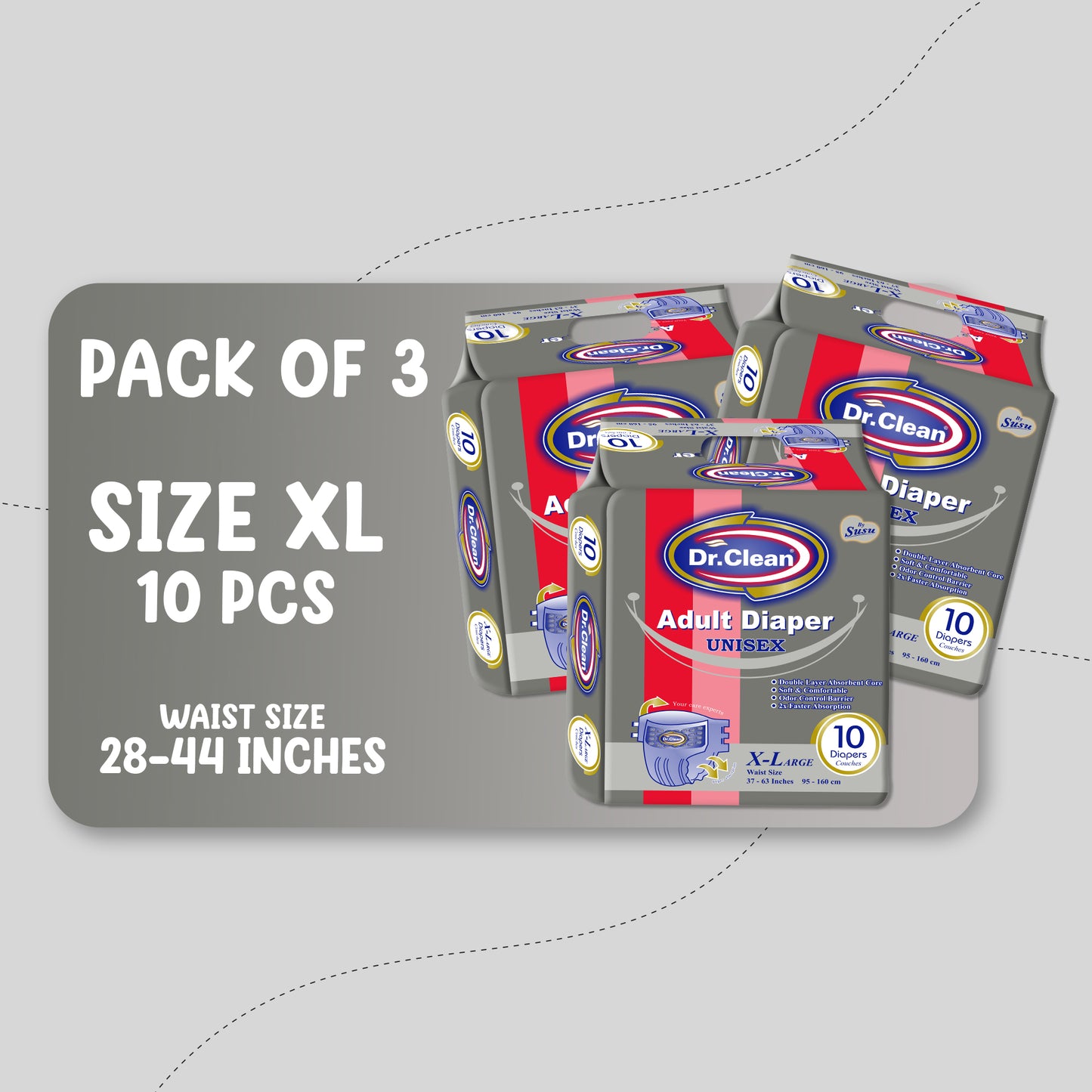 DR CLEAN (XL) BUNDLE PACK OF 3