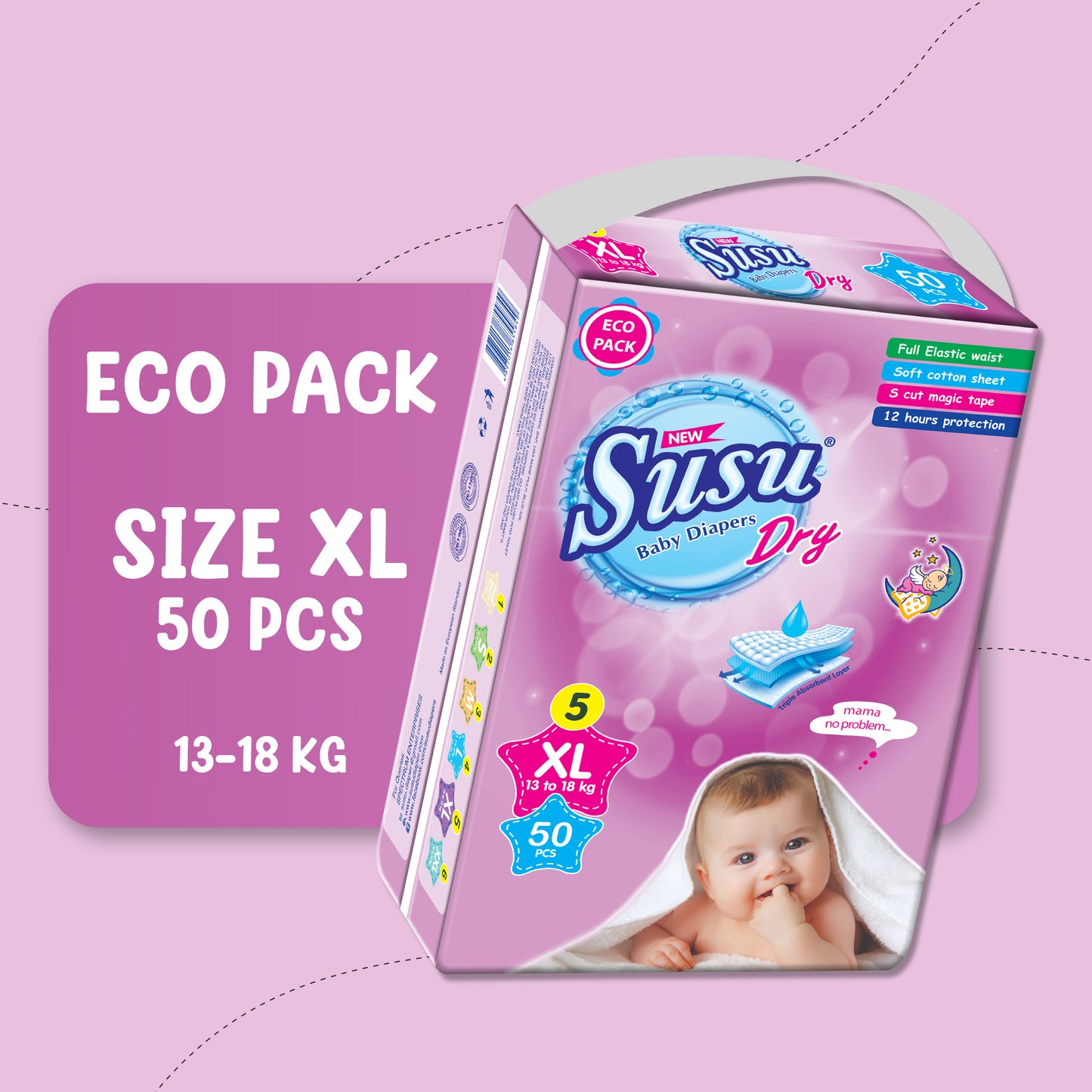 NEW SUSU DRY (XL)-50PCS