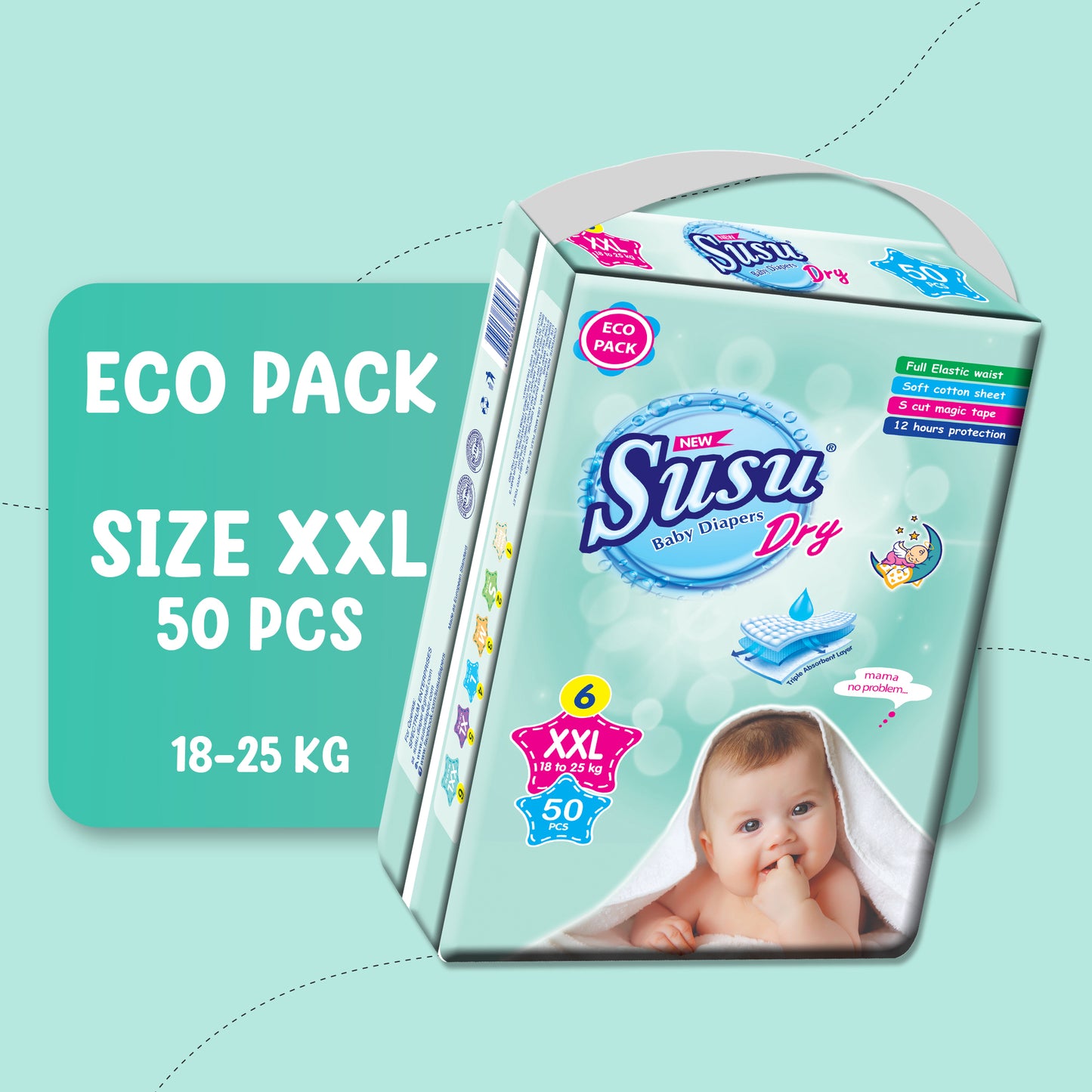 NEW SUSU DRY (XXL)-50PCS