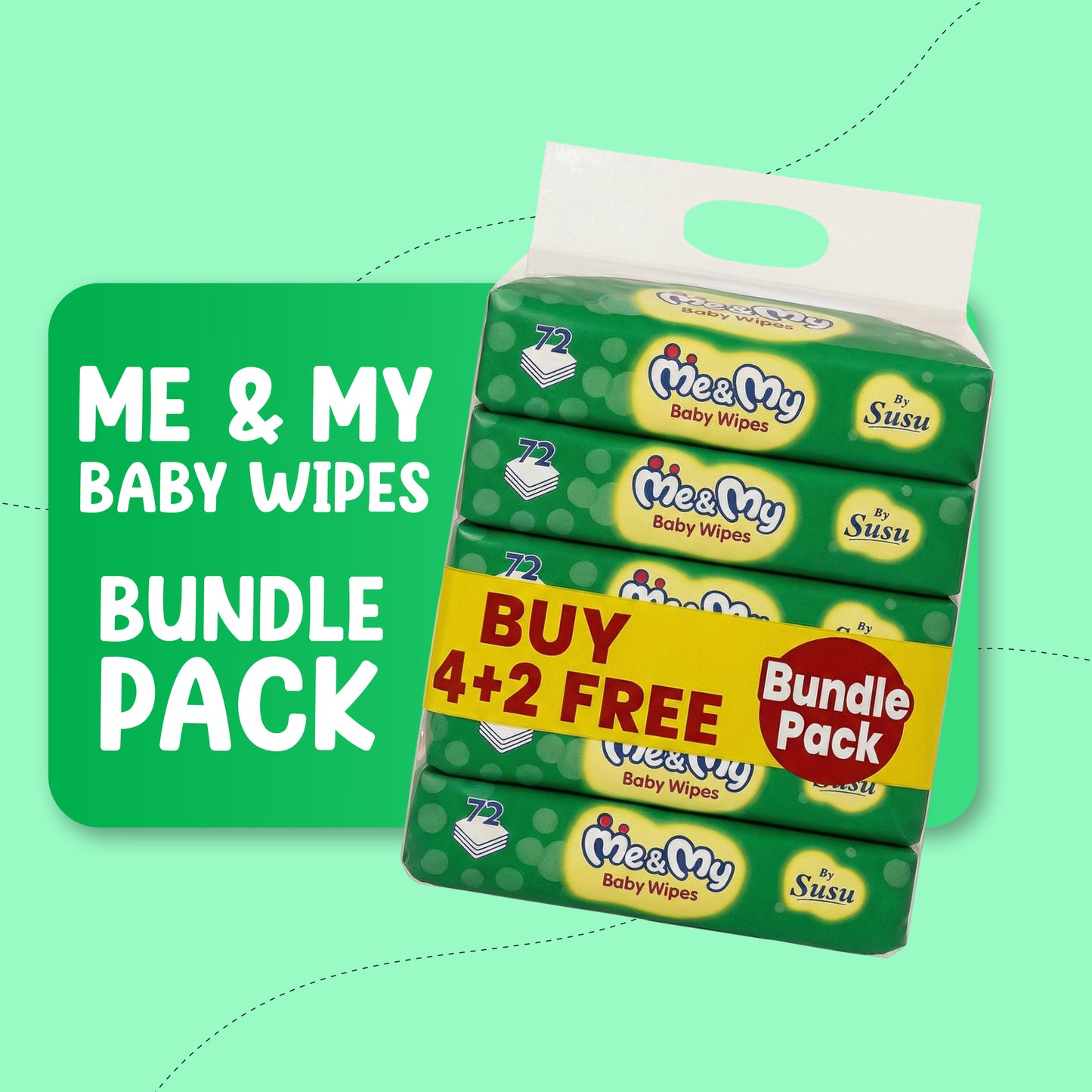 Me&my Babywipes 4+2 free Bundle