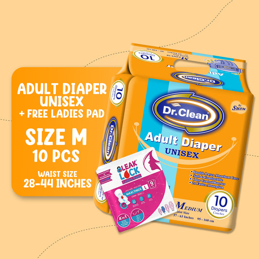 DR CLEAN (MEDIUM) + Free Ladies Pads