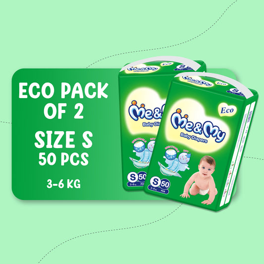 ME & MY PLUS ECO  (S) -50 PCS BUNDLE PACK OF 2