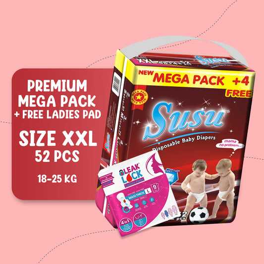 SUSU MEGA PACK XXL-52 PCS + free Ladies Pad