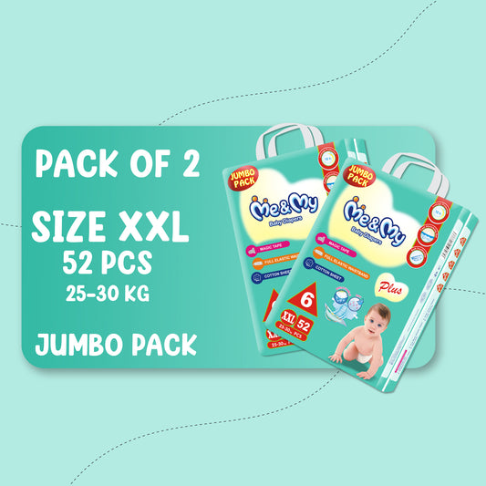 ME&MY PLUS JUMBO (XXL)-52 PCS BUNDLE PACK OF 2