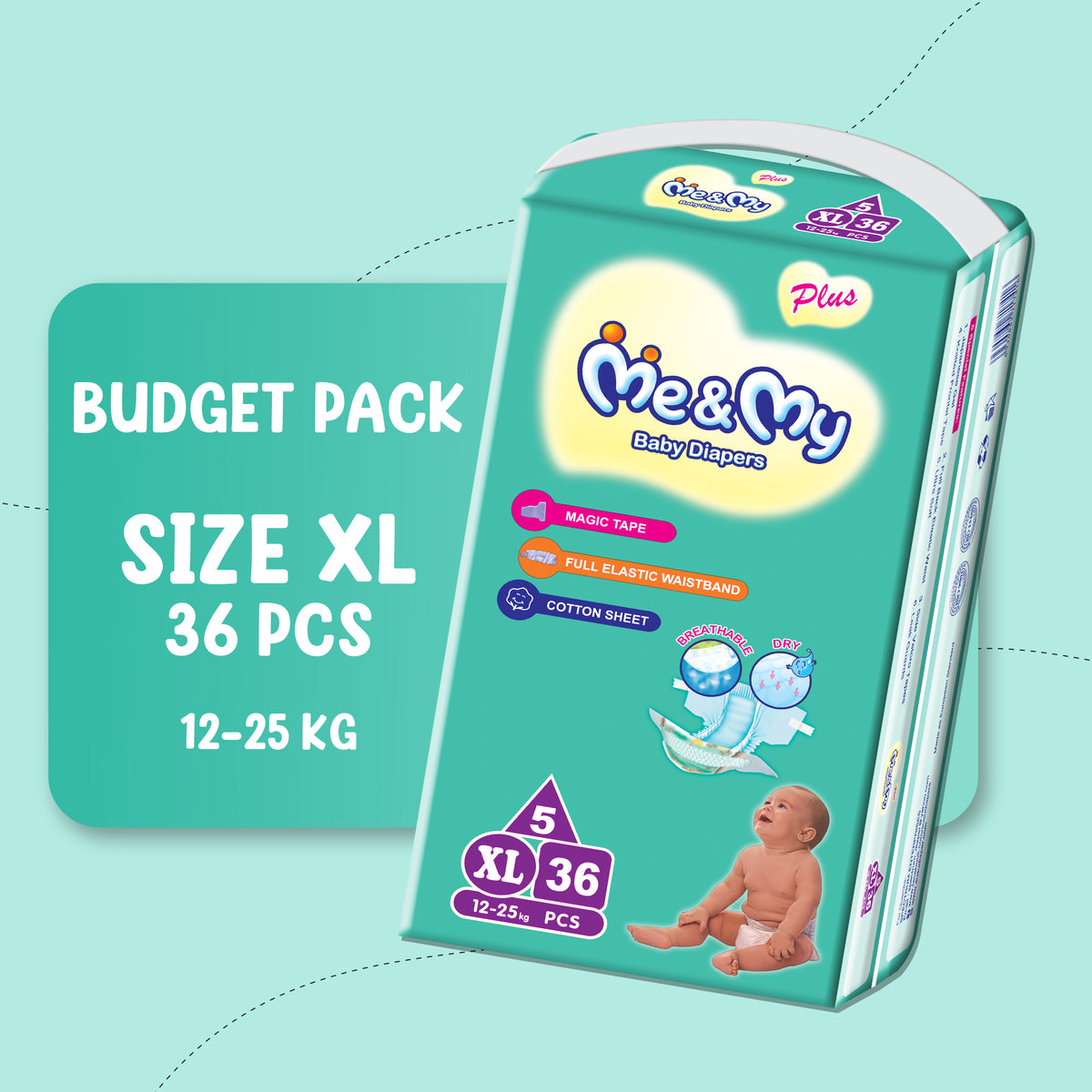ME&MY PLUS BUDGET XL-36PCS