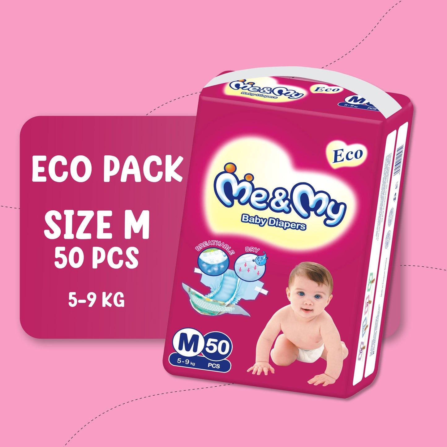 ME & MY PLUS ECO  (M) -50 PCS
