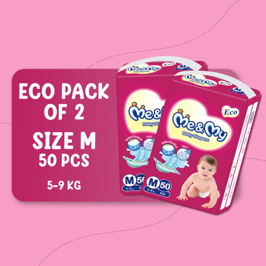ME & MY PLUS ECO  (M) -50 PCS BUNDLE PACK OF 2